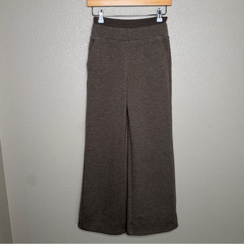 OGL FuzzLuxe Double Waistband Straight Leg Pants – Espresso Brown- XS - Picture 3 of 10